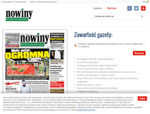 Tablet Screenshot of nowinywodzislawskie.pl